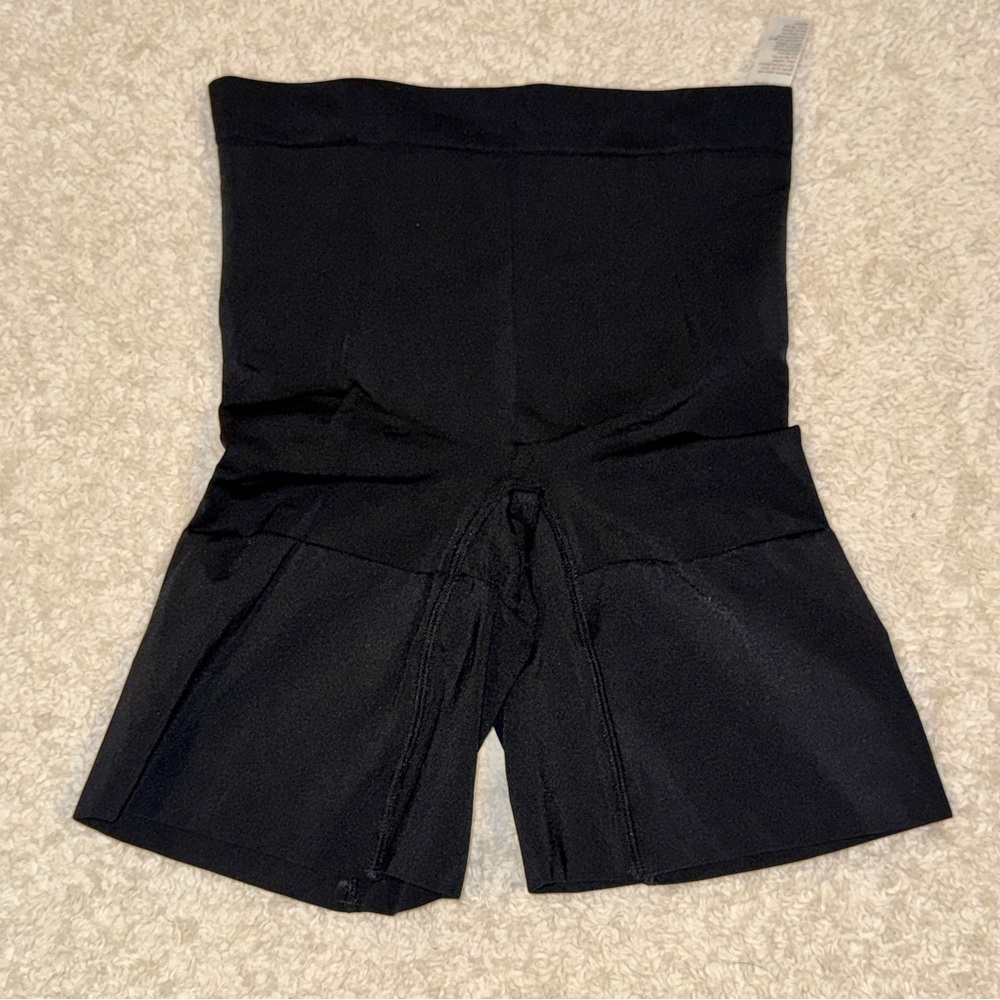 SPANX High-Waist Shaping Shorts in Black